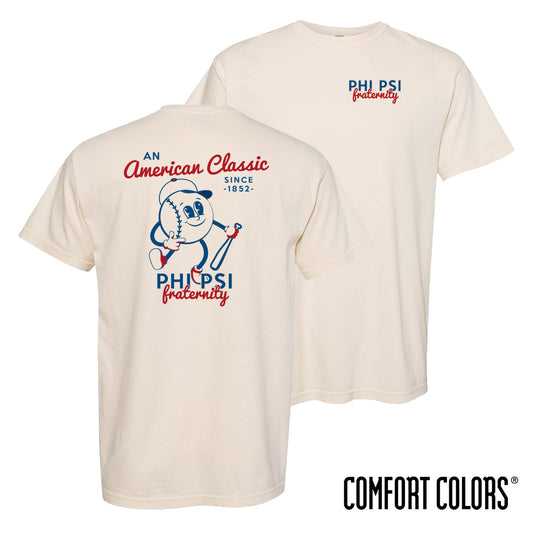 Phi Psi Comfort Colors American Classic Short Sleeve Tee