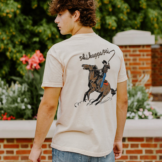 Phi Psi Neutral Western Tee