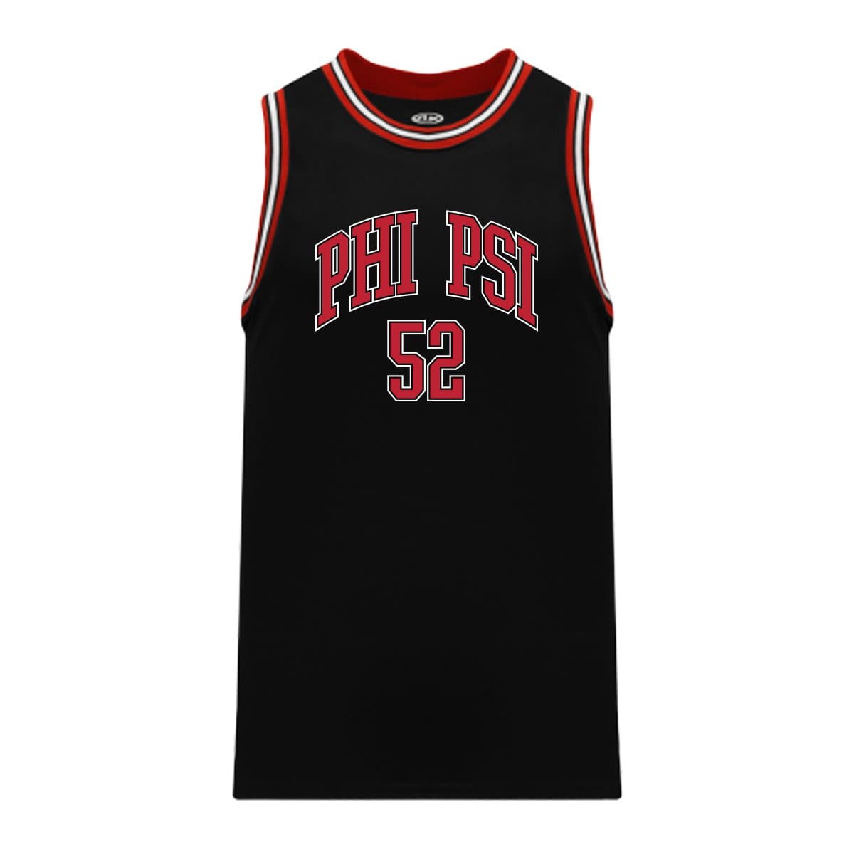 Phi Psi Black Basketball Jersey | Phi Kappa Psi | Shirts > Jerseys