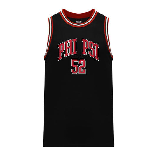 Phi Psi Black Basketball Jersey | Phi Kappa Psi | Shirts > Jerseys
