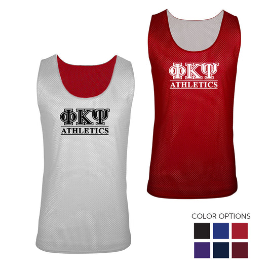 Phi Psi Reversible Personalized Intramural Mesh Jersey Tank