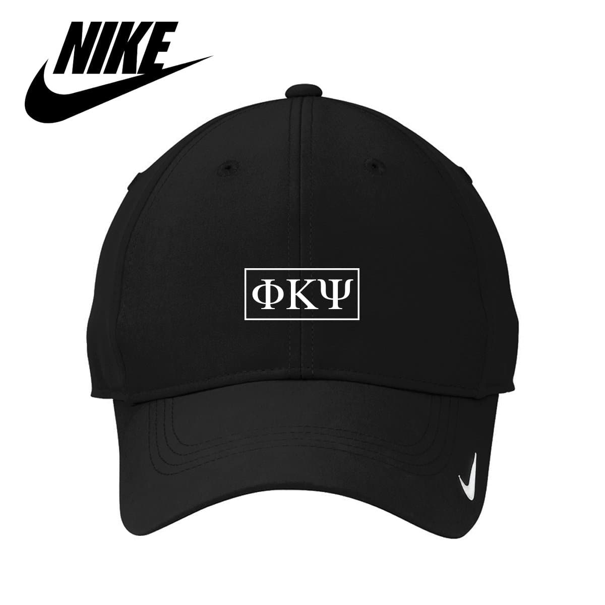 Phi Psi Black Nike Dri-FIT Performance Hat | Phi Kappa Psi | Headwear > Billed hats