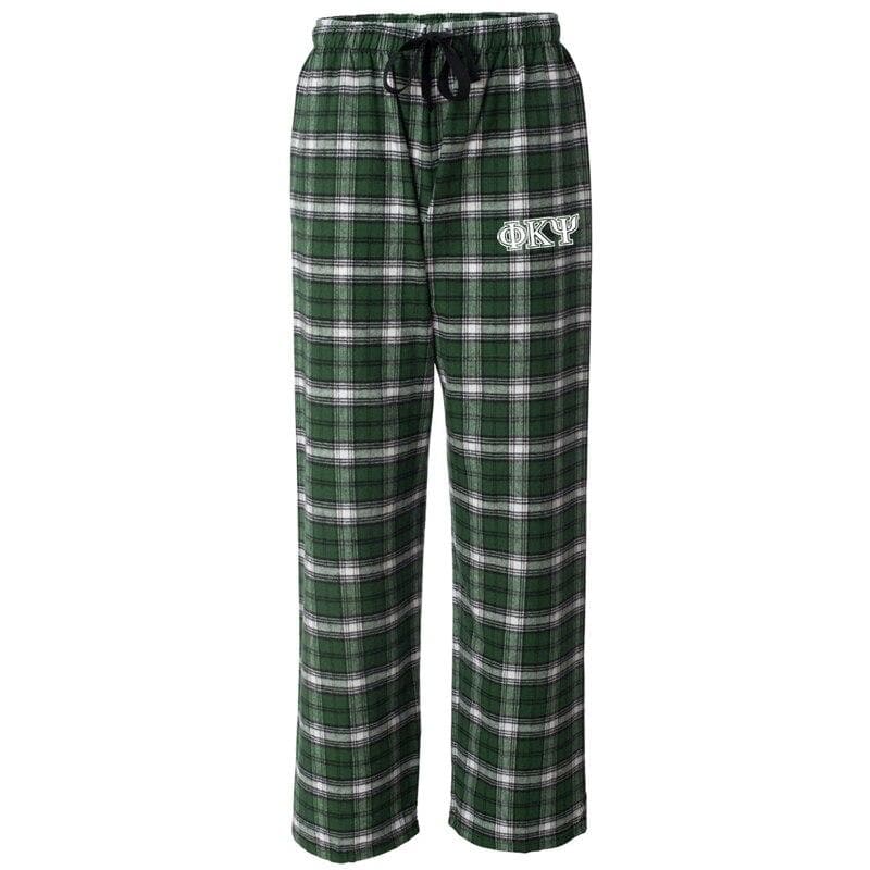 Phi Psi Forest Plaid Flannel Pants | Phi Kappa Psi | Pajamas > Pajama bottom pants