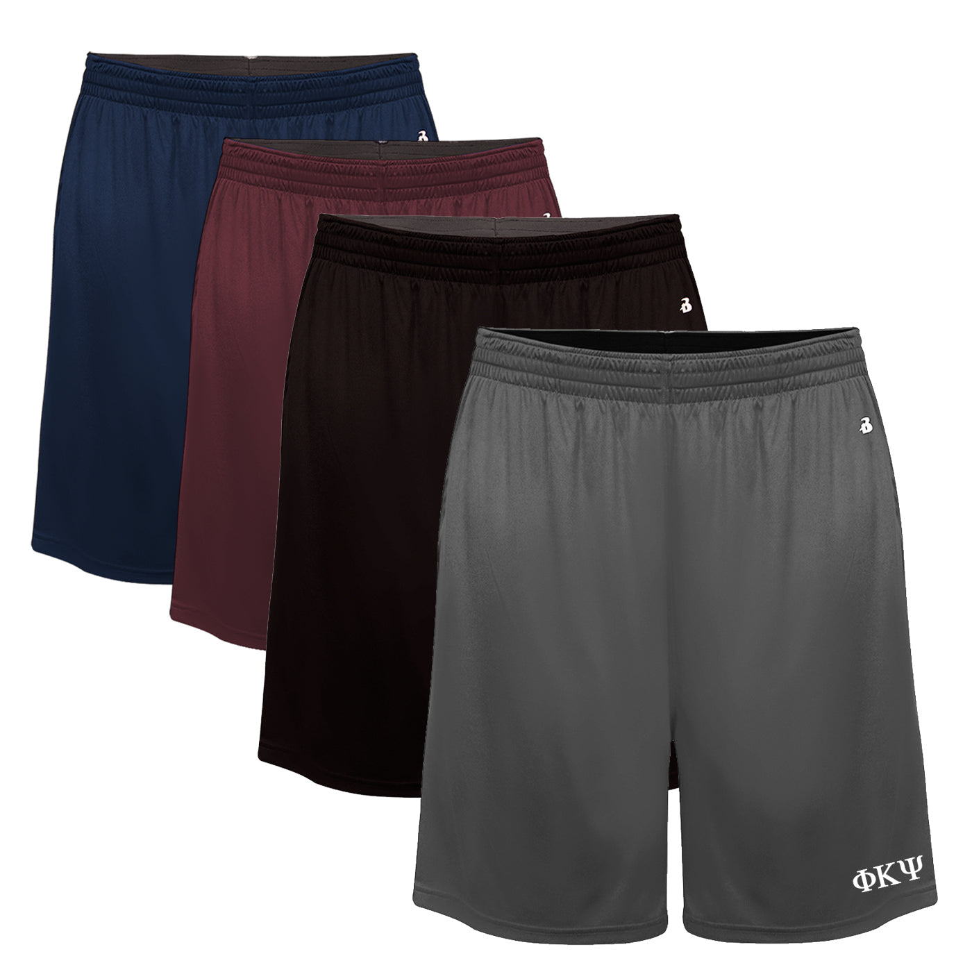 Phi Psi 8" Softlock Pocketed Shorts | Phi Kappa Psi | Apparel > Shorts