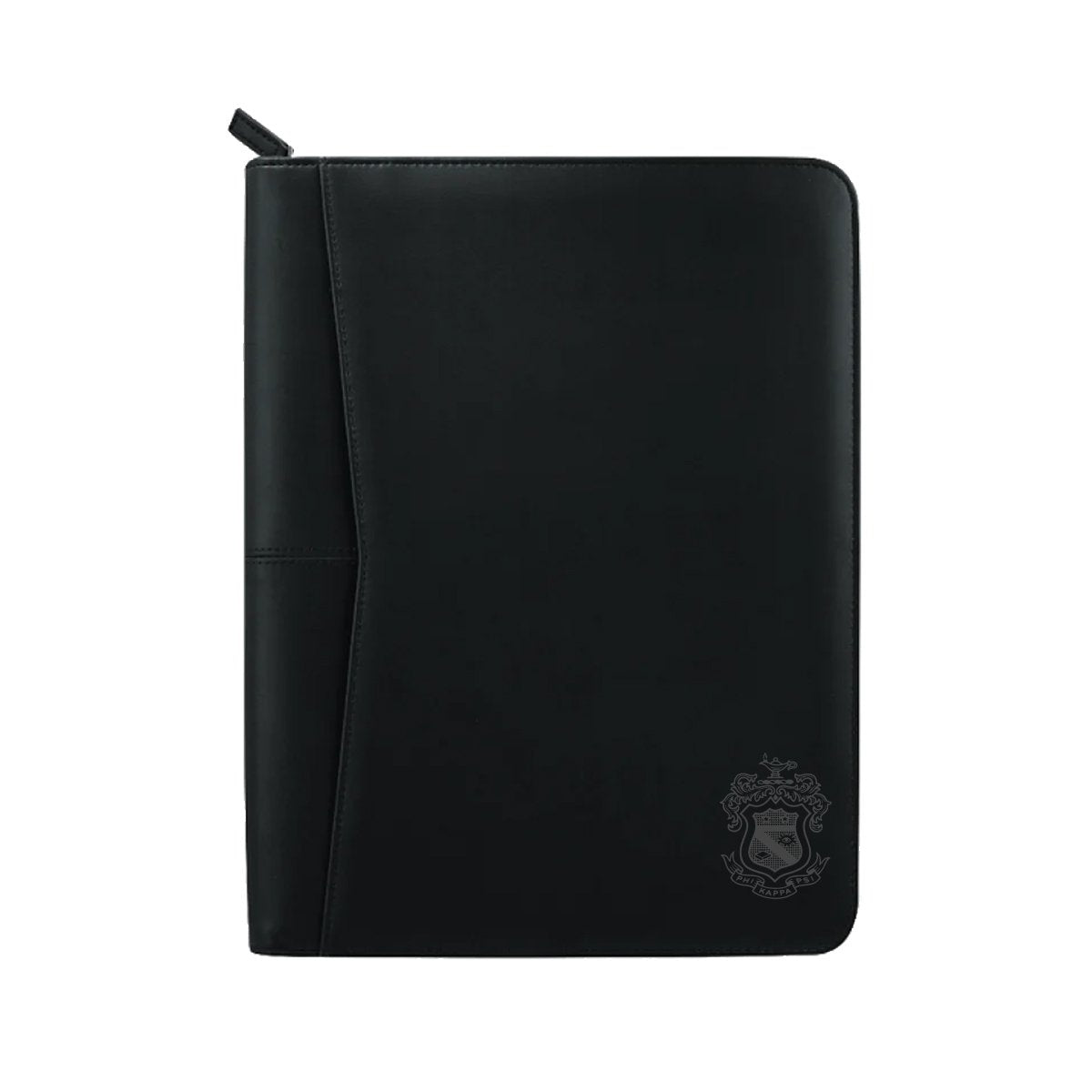 Phi Psi Zippered Crest Padfolio | Phi Kappa Psi | Office products > Padfolios