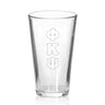 Phi Psi Engraved Fellowship Glass | Phi Kappa Psi | Drinkware > 15 ounce glasses