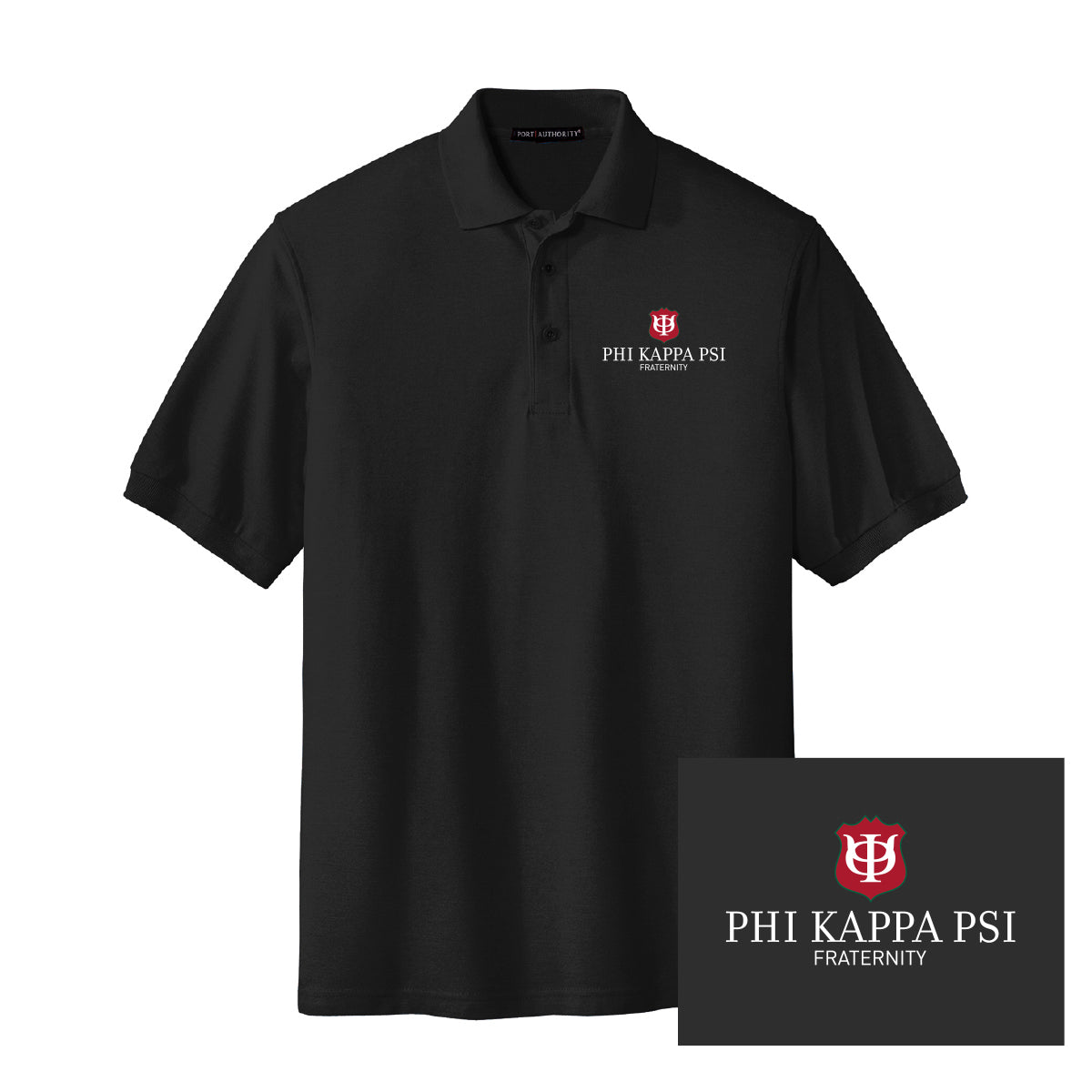 Phi Psi Embroidered Polo