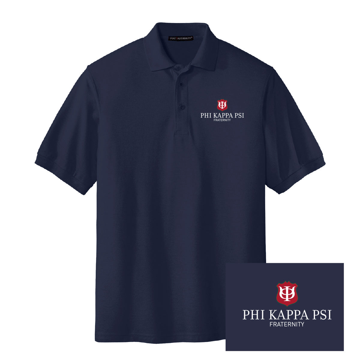 Phi Psi Embroidered Polo