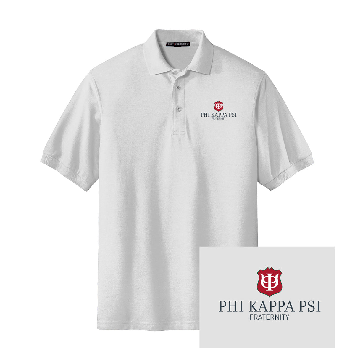 Phi Psi Embroidered Polo