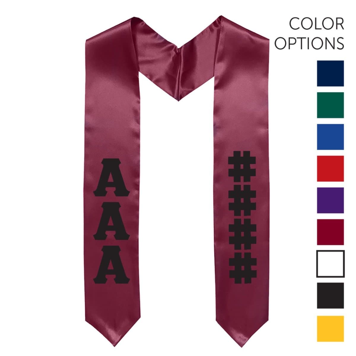 Phi Psi Pick Your Own Colors Graduation Stole | Phi Kappa Psi | Apparel > Stoles