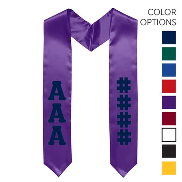 Phi Psi Pick Your Own Colors Graduation Stole | Phi Kappa Psi | Apparel > Stoles