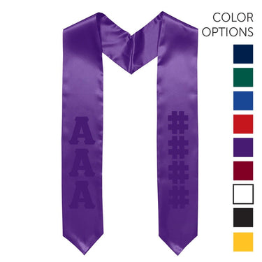 Phi Psi Pick Your Own Colors Graduation Stole | Phi Kappa Psi | Apparel > Stoles