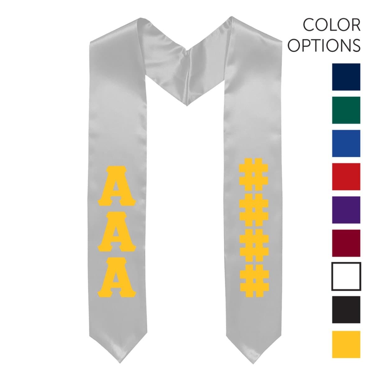 Phi Psi Pick Your Own Colors Graduation Stole | Phi Kappa Psi | Apparel > Stoles