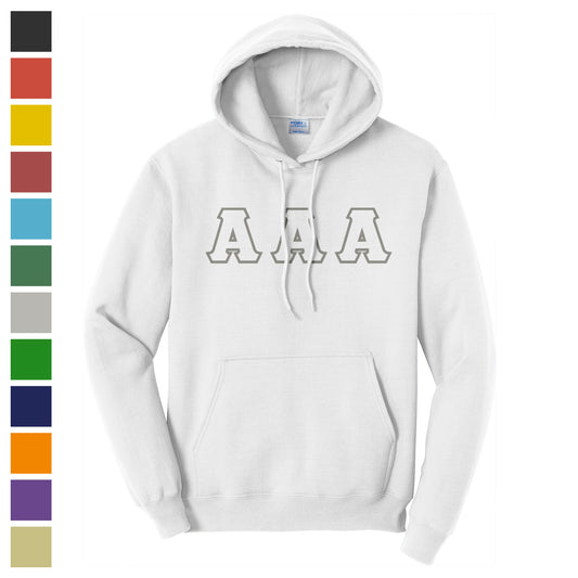 Phi Psi Pick Your Own Colors Sewn On Hoodie